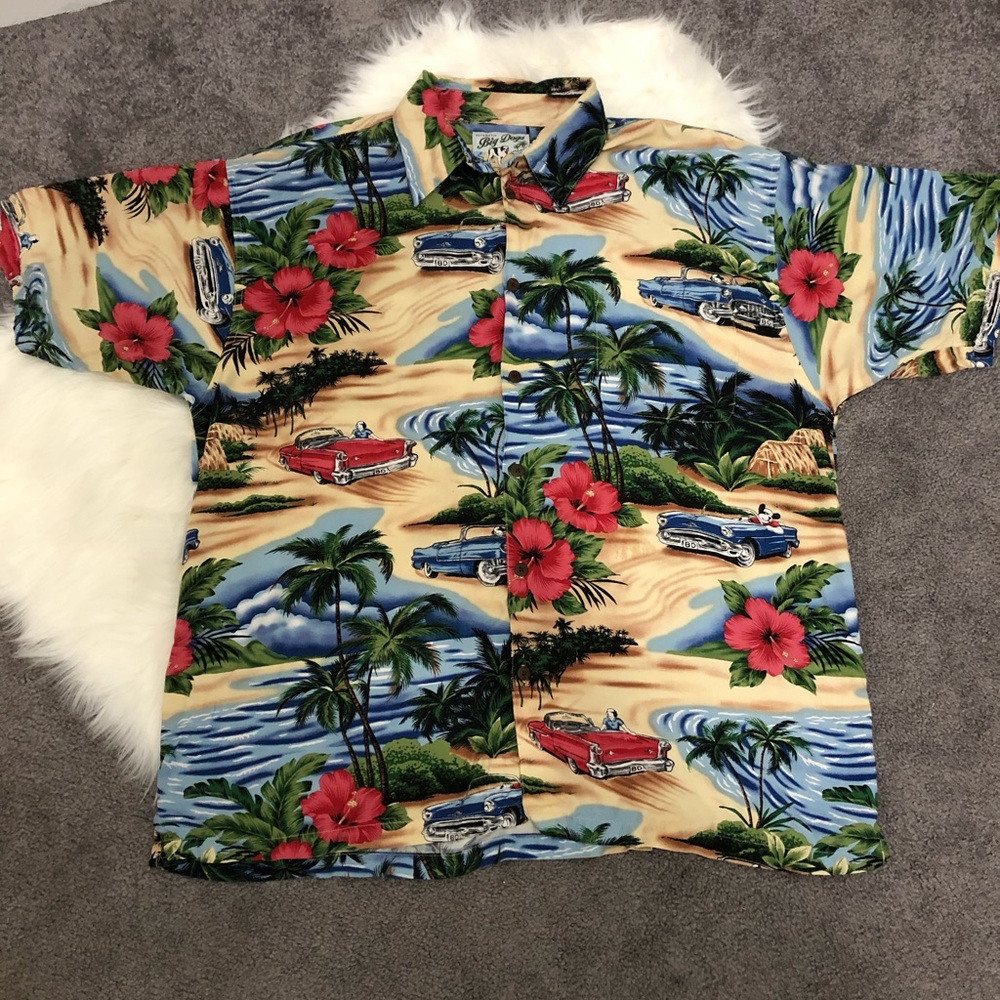 Bid Dog’s vintage button down shirt. Large